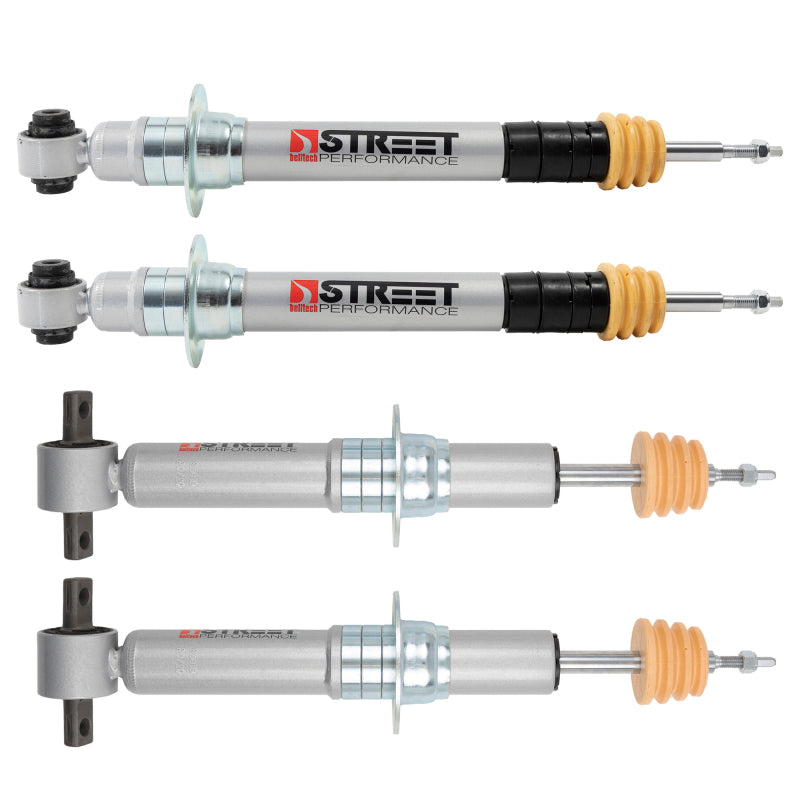 BT Lowering Kit w Shocks - Belltech LOWERING KIT 2021+ GM Suburban/Yukon XL 2WD/4WD - 0-2in Fr / 1-2.5in R w/ Street Perf. Shoc