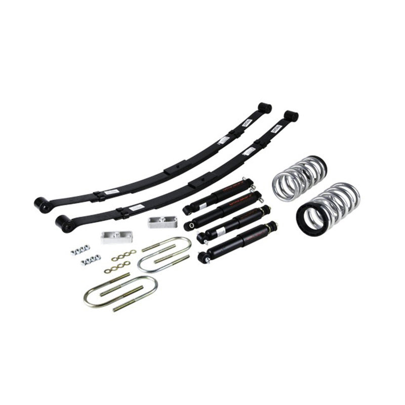 BT Lowering Kit w ND2 Shocks - Belltech LOWERING KIT 98-03 S-BLAZER 2-3inch 6Cyl W/ND2