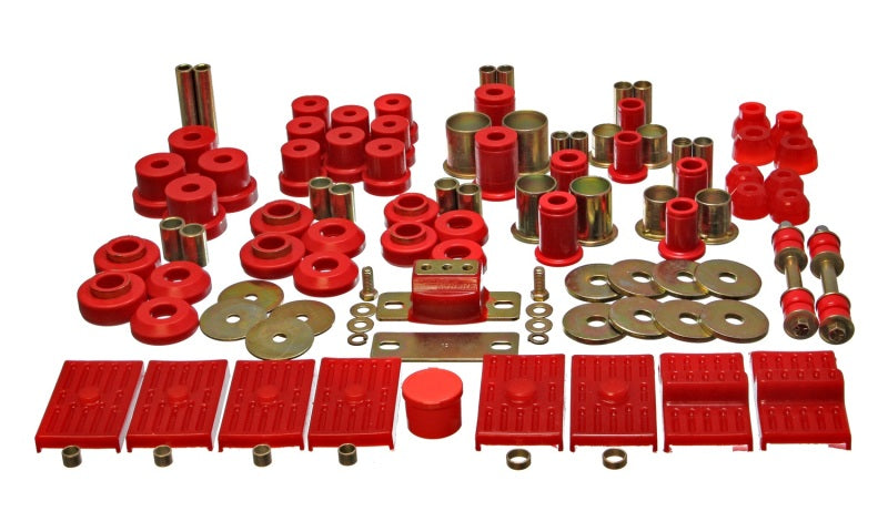 ES Hyper-Flex Sets - Red - Energy Suspension 76-79 Firebird / 75-79 Nova Red Hyper-flex Master Bushing Set
