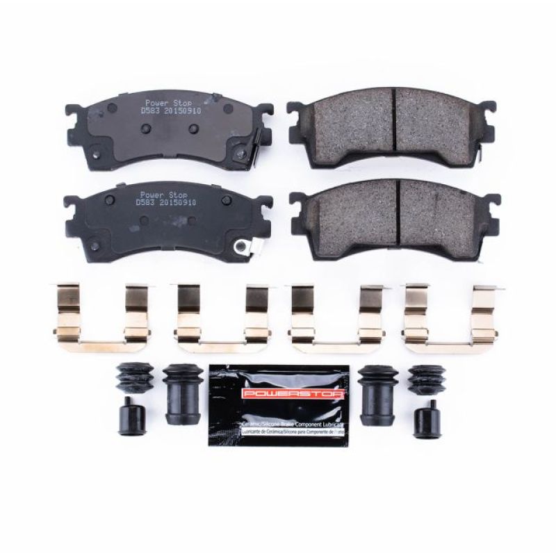 PSB Z23 Evolution Brake Pads - Power Stop 93-97 Ford Probe Front Z23 Evolution Sport Brake Pads w/Hardware