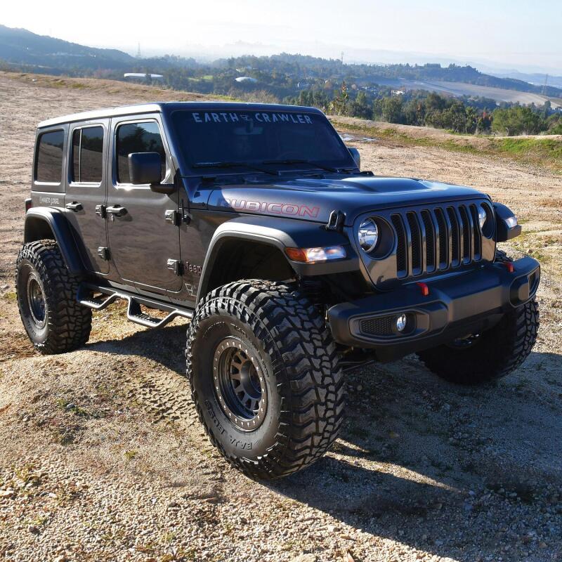WES Nerf Bars - Outlaw - Westin 18-22 Jeep Wrangler JL Unlimited Outlaw Nerf Step Bars - Textured Black