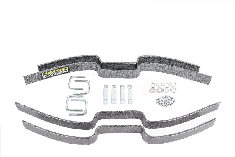 HWG Contact Helper Springs - Hellwig 17-21 Ford F-450 Helper Spring Kit w/ Factory Contact Overload Springs - 2 Additional Leaves