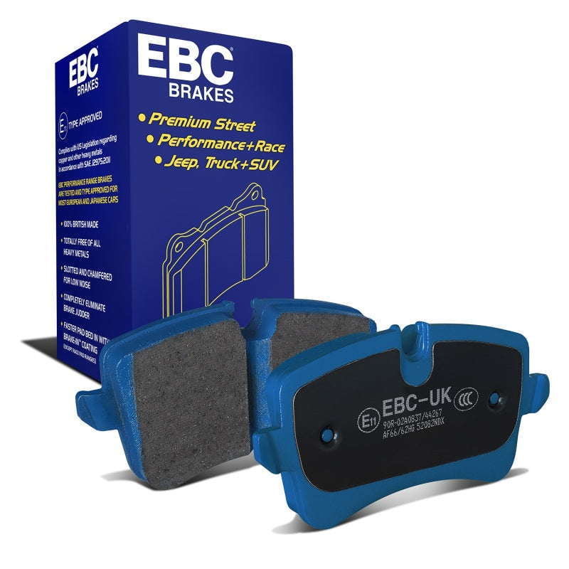 EBC Bluestuff Brake Pad Sets - EBC 11-17 Audi A8 Quattro 6.3L Bluestuff Rear Brake Pads