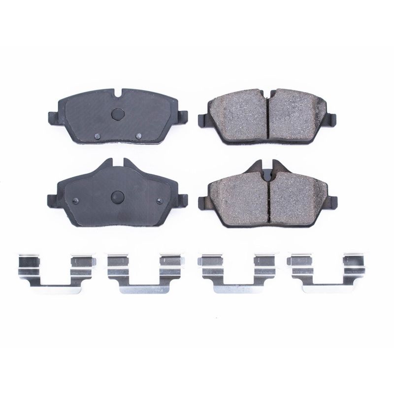 PSB Z17 Evolution Brake Pads - Power Stop 07-19 Mini Cooper Front Z17 Evolution Ceramic Brake Pads w/Hardware