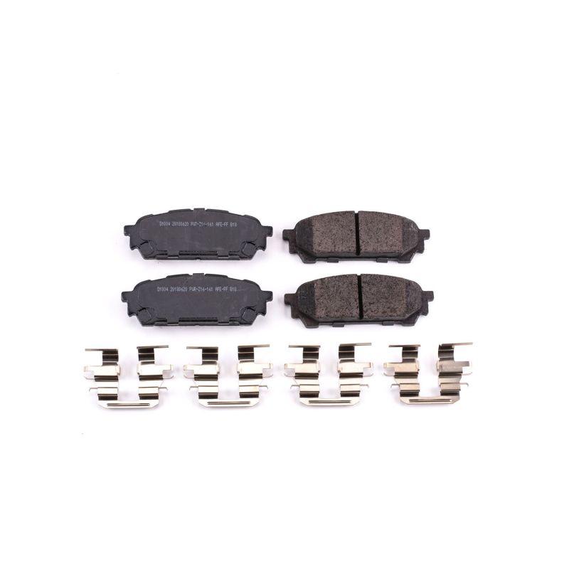 PSB Z17 Evolution Brake Pads - Power Stop 05-06 Saab 9-2X Rear Z17 Evolution Ceramic Brake Pads w/Hardware