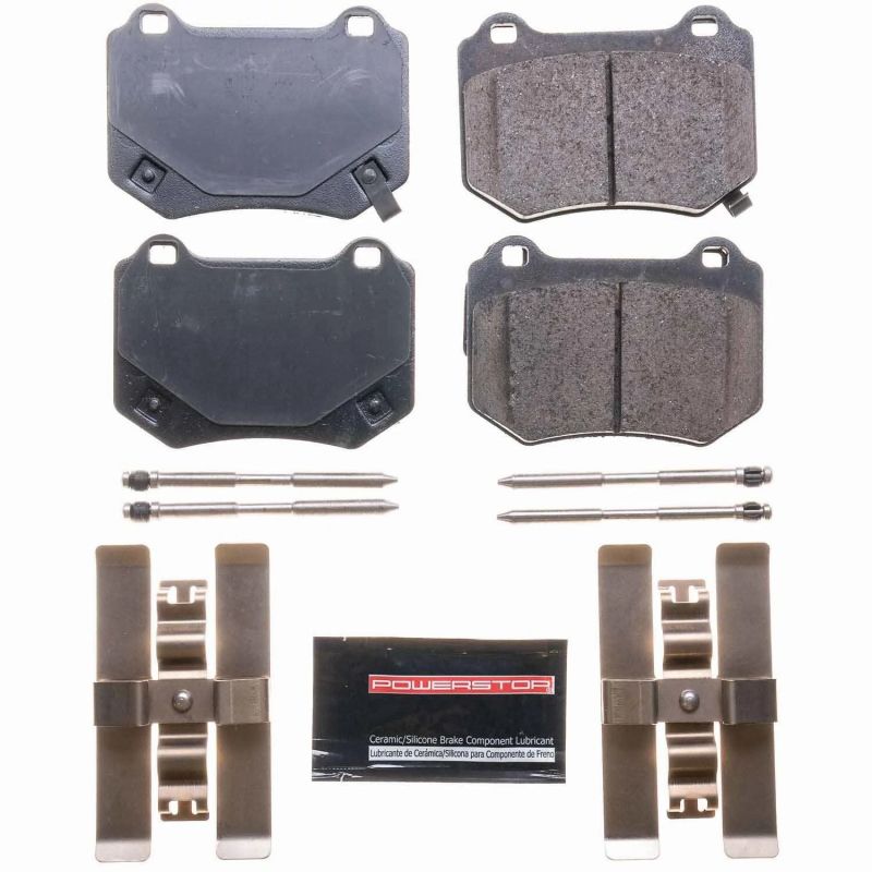 PSB Z23 Evolution Brake Pads - Power Stop 18-19 Subaru WRX STi Rear Z23 Evolution Sport Brake Pads w/Hardware