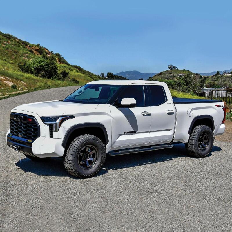 WES Nerf Bars - PRO TRAXX 4 - Westin 2022 Toyota Tundra Double Cab PRO TRAXX 4 Oval Nerf Step Bars - Black
