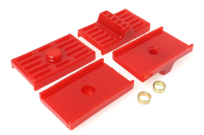 ES Spring Isolators - Red - Energy Suspension 70-81 Camaro / 70-81 Firebird Red Multi Leaf Spring Isolators