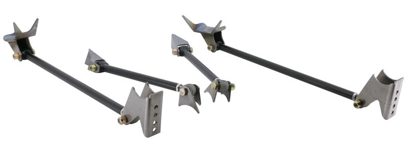 RID 4-Link Kits - Ridetech Universal Weld-in Triangulated 4 Link Kit Black Powdercoated
