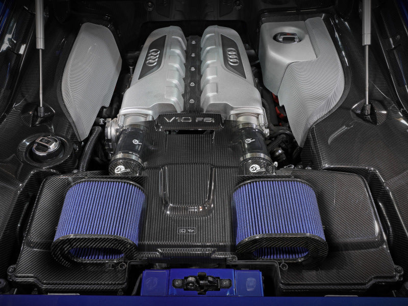 AFE Track Series Intake - aFe 15-19 Lamborghini Huracan V10-5.2L Track Series Intake System w/ Pro 5R Filter