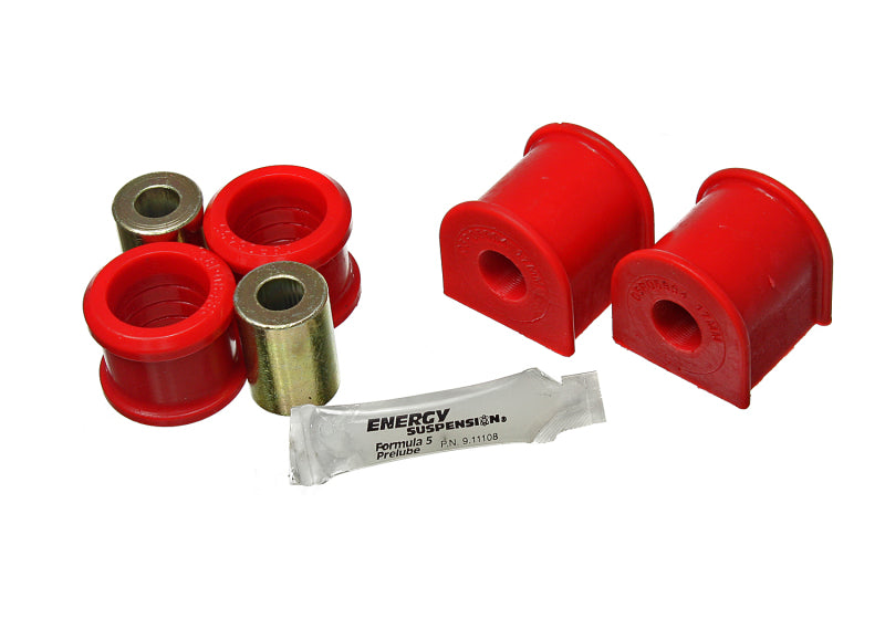 ES Sway Bar Bushings - Red - Energy Suspension Rear Sway Bar Bushing Set - 17mm - Red