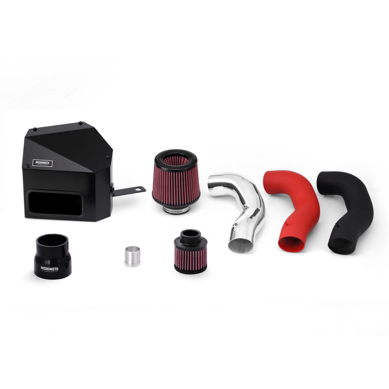 MM Air Intakes - Mishimoto 15-16 VW Golf/GTI 1.8L/2.0L Performance Air Intake Kit - Wrinkle Black