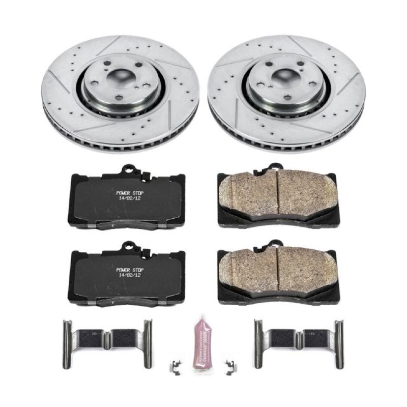 PSB Z23 Evolution Kit - Power Stop 07-11 Lexus GS350 Front Z23 Evolution Sport Brake Kit