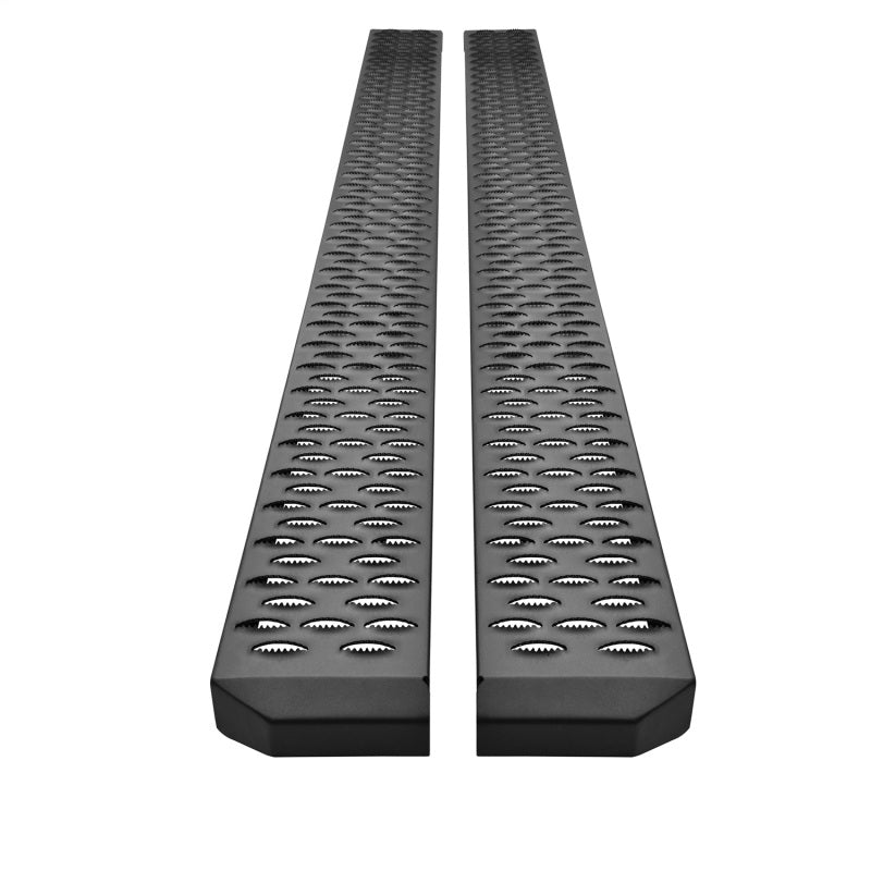 WES Running Boards - Grate - Westin Grate Steps Running Boards 86 in - Textured Black