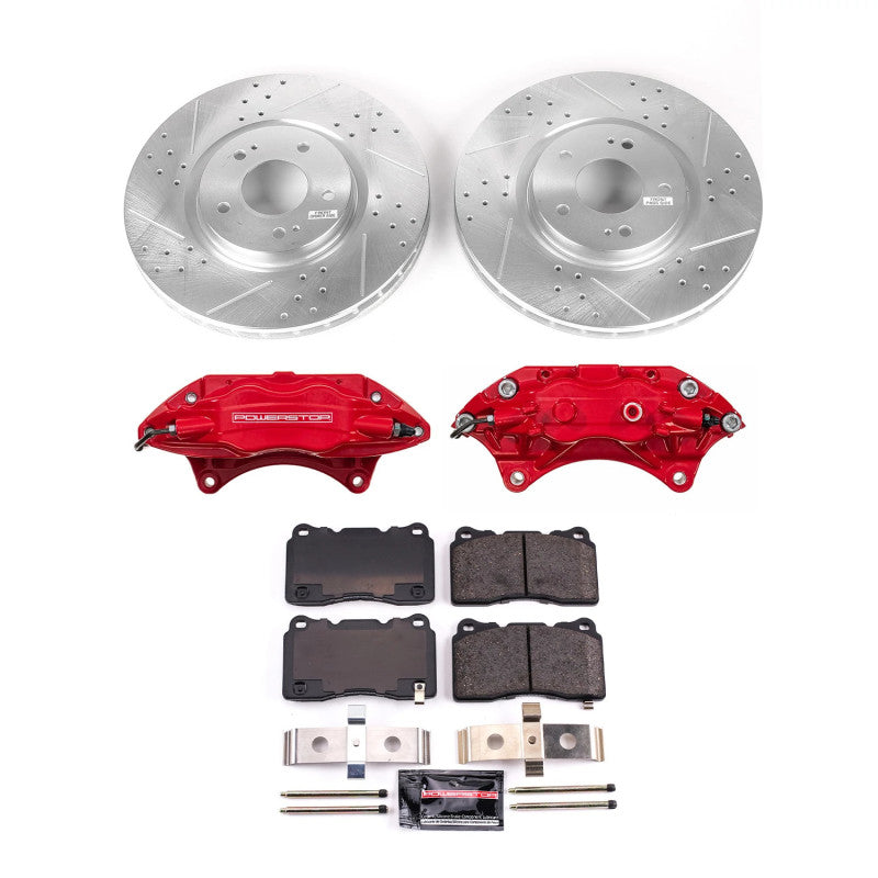 PSB Z23 Evolution Kit w/Cals - Power Stop 03-06 Mitsubishi Lancer Front Z23 Evolution Kit w/Calipers