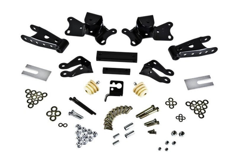 BT Shackle Kit - Belltech SHACKLE AND HANGER KIT 97-00 C-2500/3500 4inch Dually