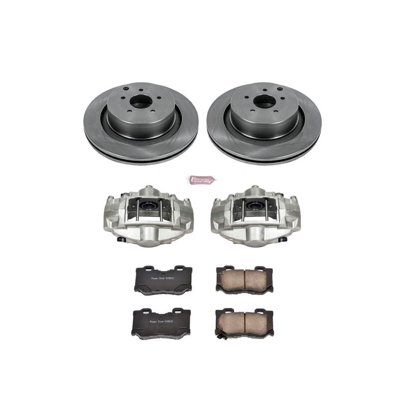PSB Autospecialty Kit w/Cals - Power Stop 09-13 Infiniti FX50 Rear Autospecialty Brake Kit w/Calipers
