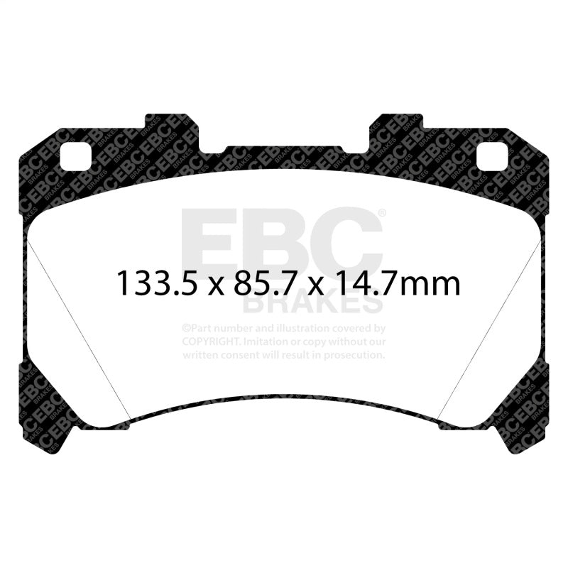 EBC Yellowstuff Brake Pad Sets - EBC 2023+ Toyota GR Corolla Yellowstuff Front Brake Pads