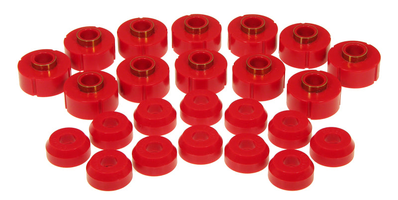 PRO Body/Subframe Bush - Red - Prothane 63-91 Jeep Wagoneer Body Mount - Red