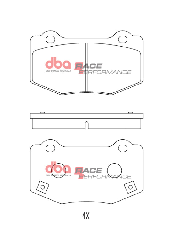 DBA RP Performance Brake Pads - DBA 16-17 Audi A7 (w/400mm Front Disc) Front RP Performance Brake Pads