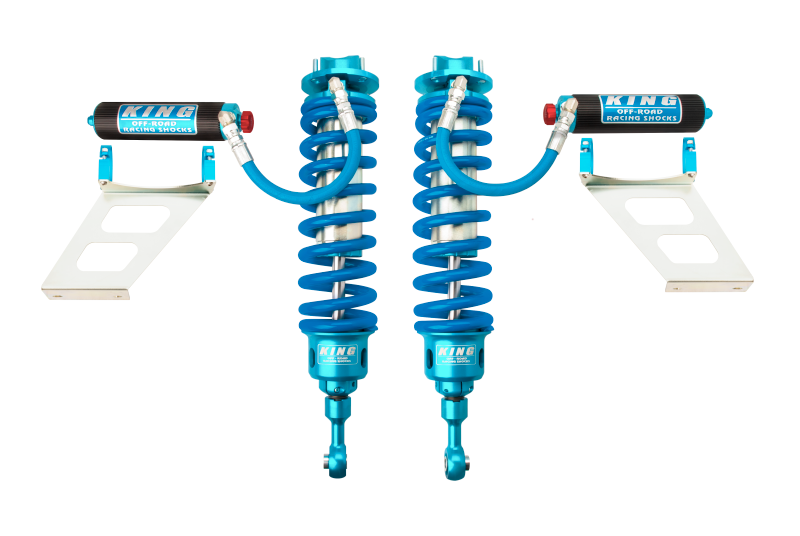 KIN 3.0 Coilovers - King Shocks 2007+ Toyota Tundra Front Stage 3 Race Kit 3.0 Dia Remote Res Coilover w/Adjuster (Pair)