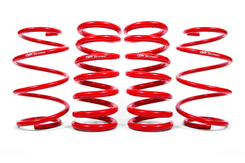 BMR Lowering Springs - BMR 15-20 Ford Mustang S550 Lowering Spring Kit (Set Of 4) - Red