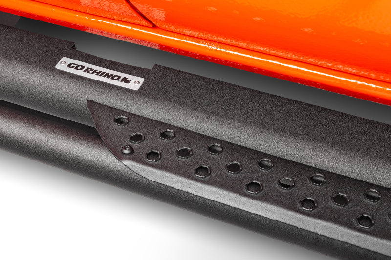 GOR Dom Extreme DT - Go Rhino Dominator Xtreme DT Side Steps - Tex Blk - 52in. (Boards ONLY/Brackets Req.)