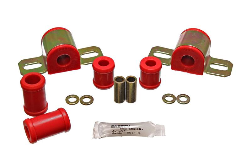 ES Sway Bar Bushings - Red - Energy Suspension GM 3/4in Rear Stab Bushing Set - Red