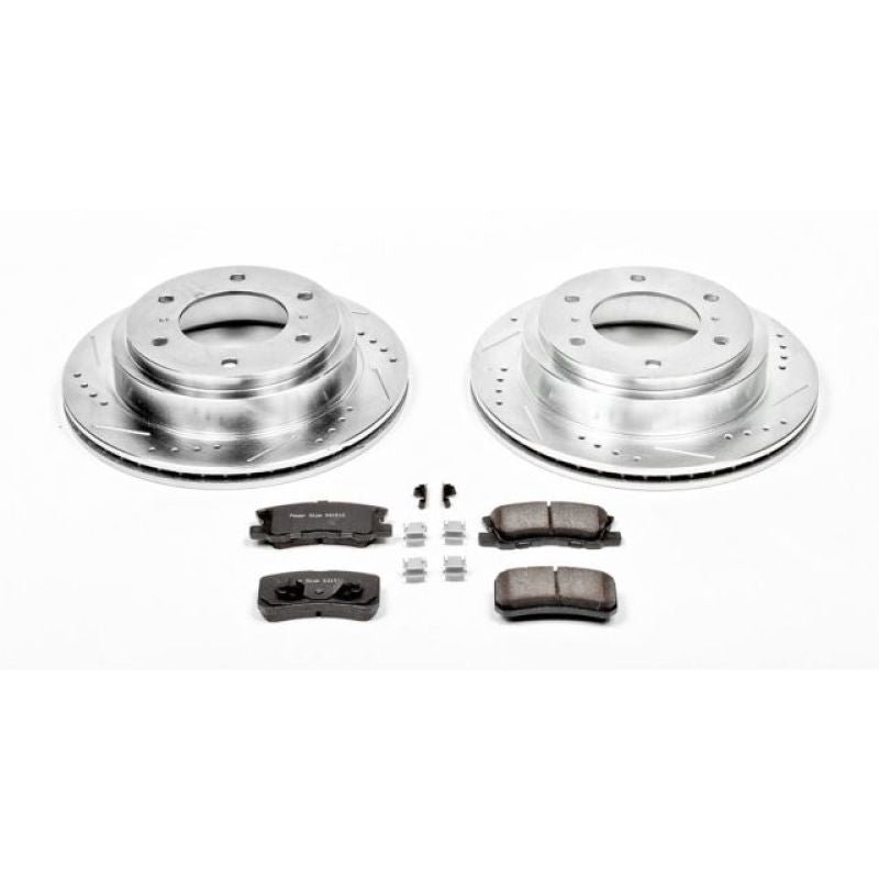 PSB Z23 Evolution Kit - Power Stop 01-06 Mitsubishi Montero Rear Z23 Evolution Sport Brake Kit