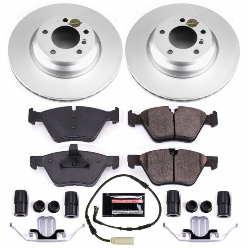 PSB Z23 Evolution Coated Kit - Power Stop 2006 BMW 330i Front Z23 Evolution Sport Coated Brake Kit