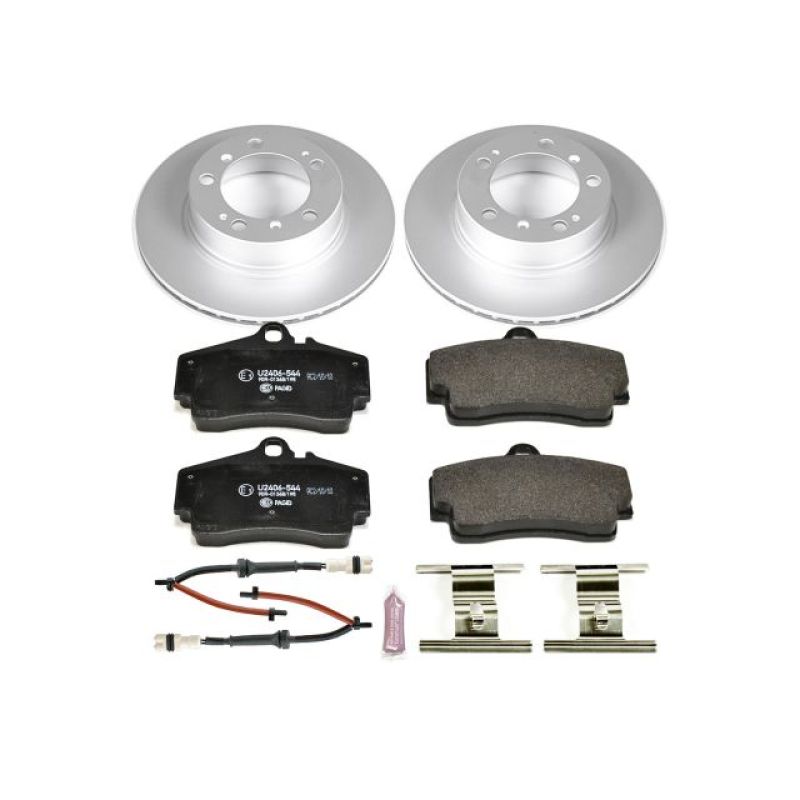 PSB Euro-Stop Kit - Power Stop 97-04 Porsche Boxster Rear Euro-Stop Brake Kit