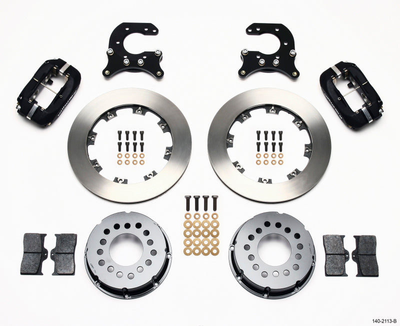 WIL Dynalite Brake Kit - Wilwood Forged Dynalite P/S Rear Kit Small Ford 2.66in Offset