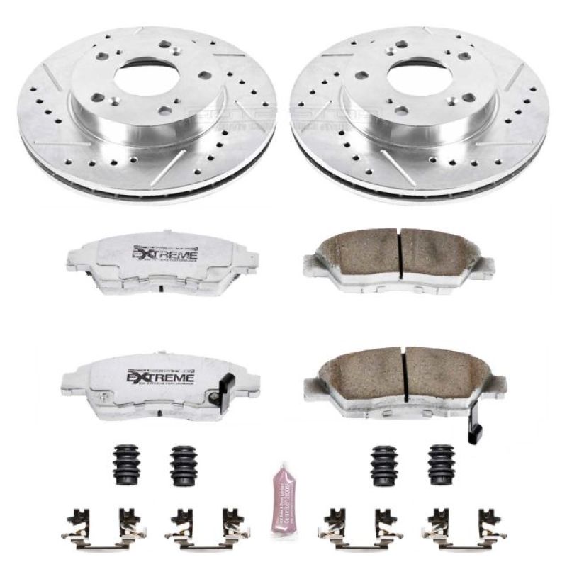 PSB Z26 Street Warrior Kit - Power Stop 02-06 Acura RSX Front Z26 Street Warrior Brake Kit