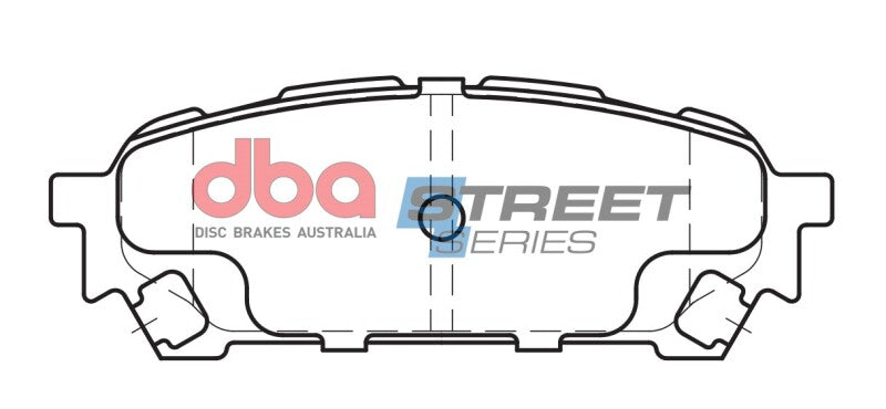 DBA Street Series Brake Pads - DBA 03-05 Subaru Impreza WRX Rear Street Series Brake Pads