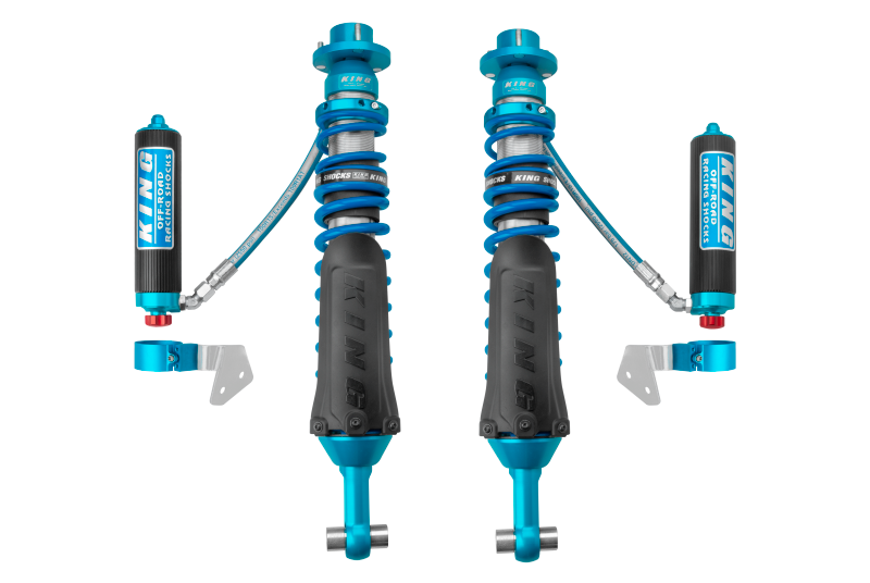 KIN 2.5 Shocks - King Shocks 2021 Ford Bronco Rear 2.5 Dia Remote Reservoir Shock w/Adjusters (Pair)