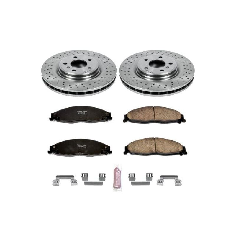 PSB Autospecialty Kit - Power Stop 05-08 Pontiac Grand Prix Front Autospecialty Brake Kit