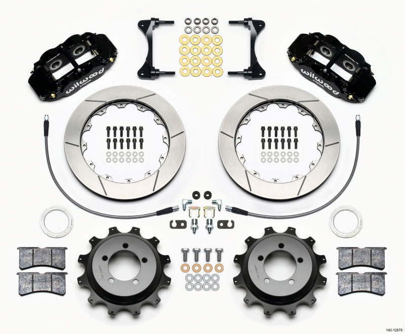 WIL Superlite Brake Kit - Wilwood Narrow Superlite 4R Rear Kit 12.88in 99-05 WRX / 99-07 Impreza