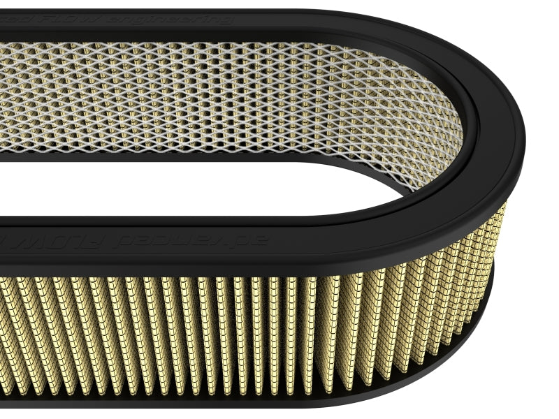 AFE Universal Pro-G 7 Filter - aFe Magnum FLOW Custom Air Filter 18-1/8 IN L x 7-1/4 IN W x 4 IN H w/ Expanded Metal