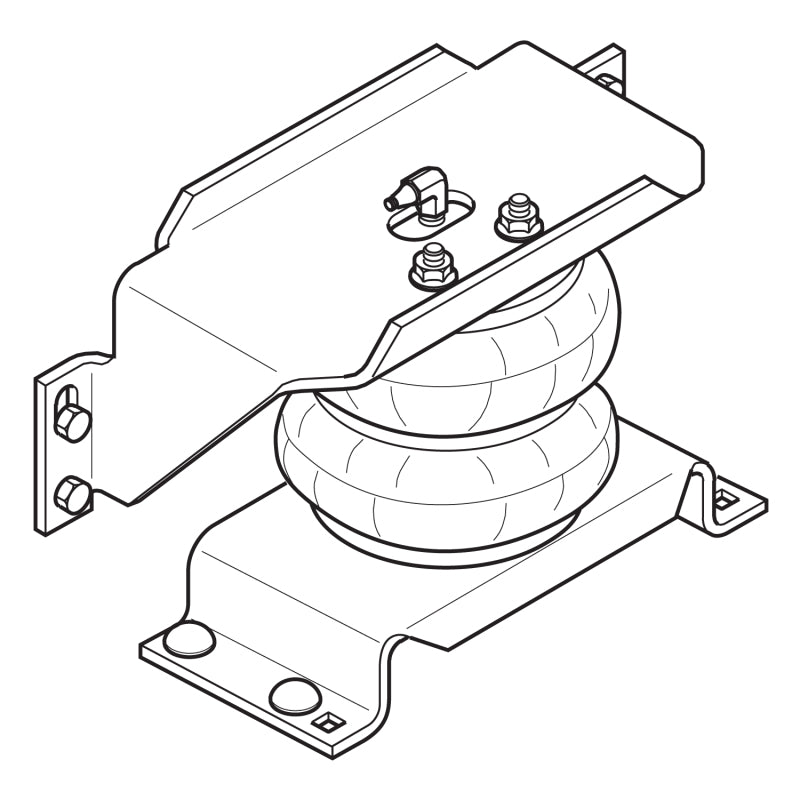 FIR Ride-Rite Kits - Front - Firestone Ride-Rite Air Helper Spring Kit Front 07-17 Dodge RAM 3500HD Cab 2WD/4WD (W217602478)
