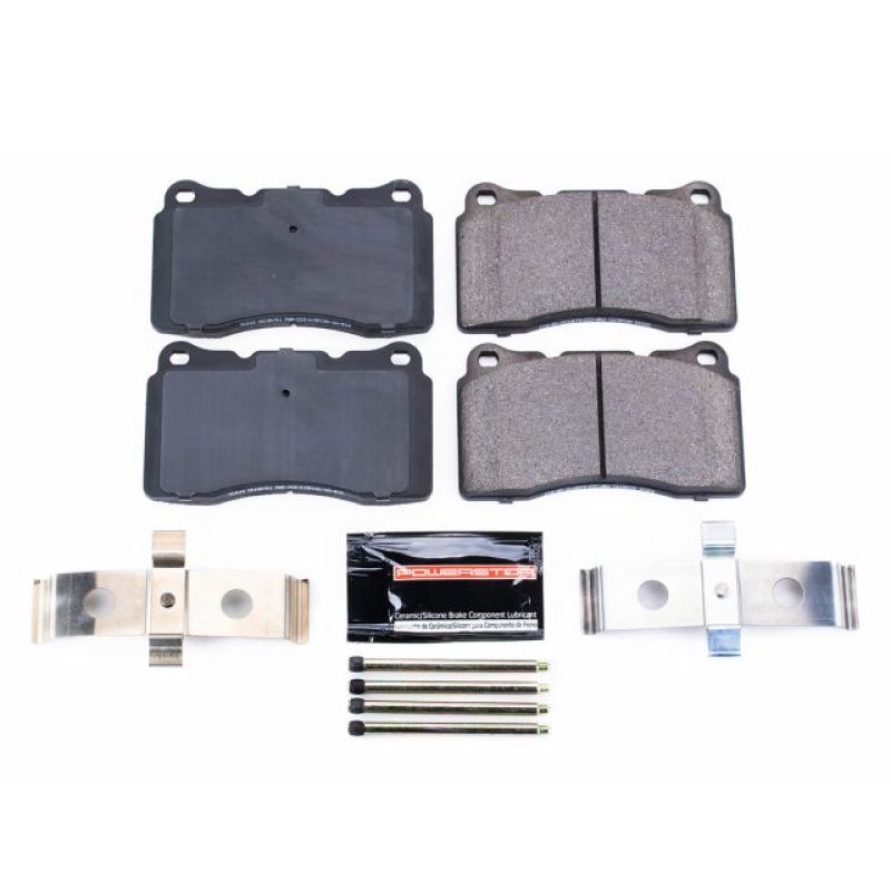 PSB Z23 Evolution Brake Pads - Power Stop 04-07 Volvo V70 Front Z23 Evolution Sport Brake Pads w/Hardware