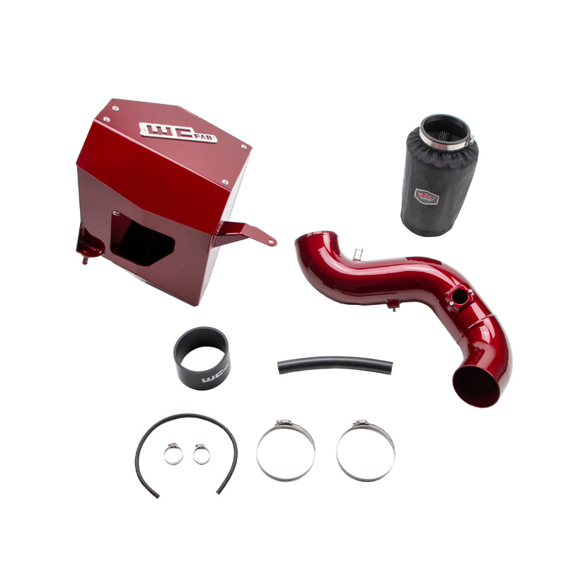 WCF Intake Kit - Wehrli 10-12 6.7L Cummins 4in. Intake Kit - WCFab Red