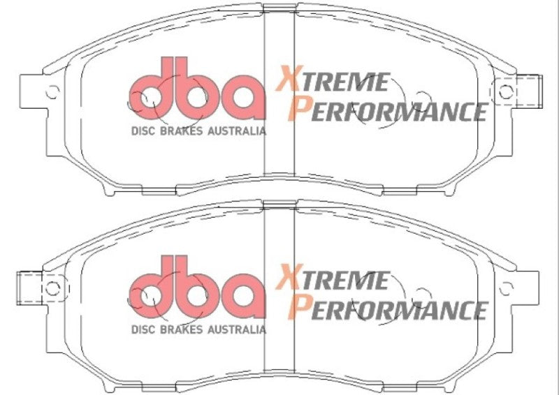 DBA XP650 Brake Pads - DBA 09 Nissan 350Z / 05-08 Infiniti G35 w/o Brembo XP650 Front Brake Pads