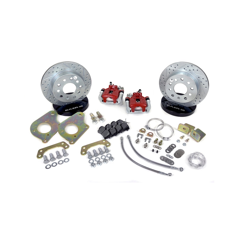BAE Classic Series Brake Kits - Baer Brakes 78-88 GM Malibu/El Camino/Monte Carlo/Regal 10.5in Classic Series Rear Brake Kit - Red
