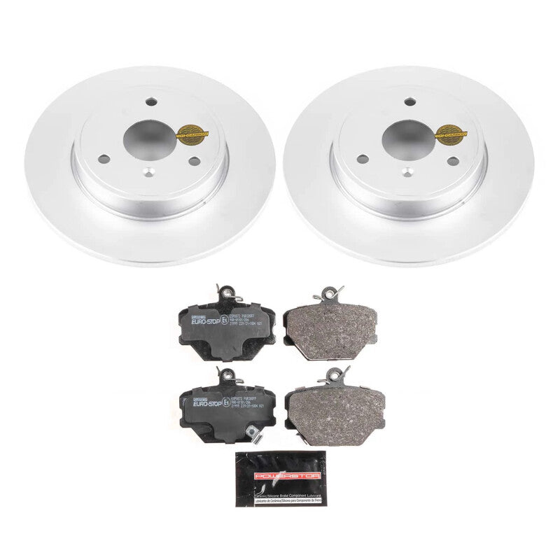 PSB Euro-Stop Kit - Power Stop 08-16 Smart Fortwo Front Eurostop Brake Kit