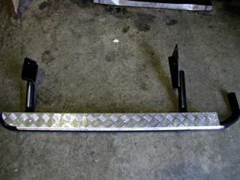 ARB Side Rails/Steps - ARB Deluxe Side Rail & Step S 80Ser W/Flr