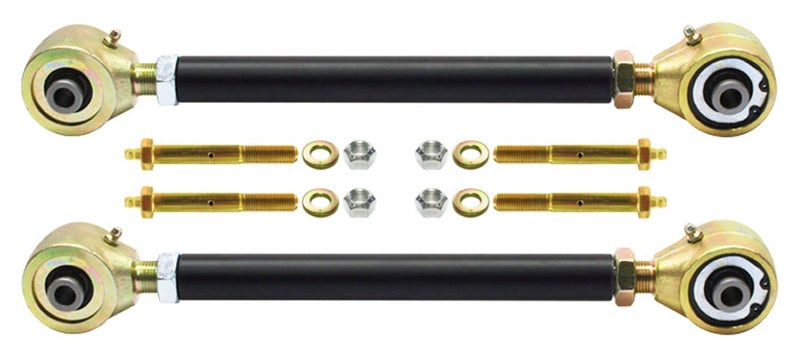 ROK Control Arms - RockJock TJ/LJ Johnny Joint Adjustable Control Arms Rear Upper Double Adjustable Greasable Pair