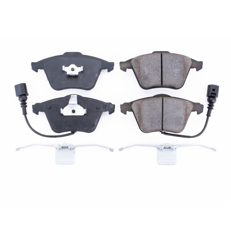 PSB Z17 Evolution Brake Pads - Power Stop 09-11 Volkswagen CC Front Z17 Evolution Ceramic Brake Pads w/Hardware