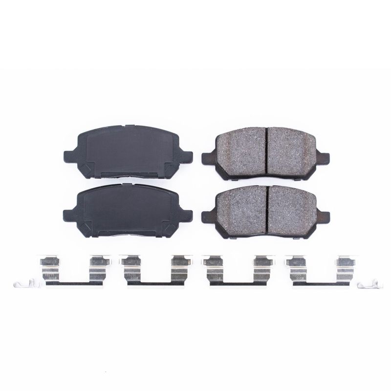PSB Z17 Evolution Brake Pads - Power Stop 05-10 Chevrolet Cobalt Front Z17 Evolution Ceramic Brake Pads w/Hardware