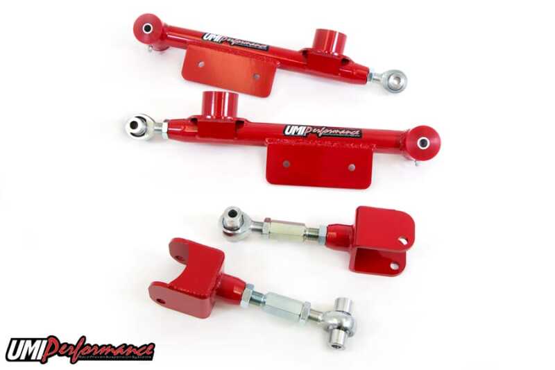 UMI Upper Control Arms - UMI Performance 79-98 Ford Mustang Upper & Lower Rear Control Arms Kit