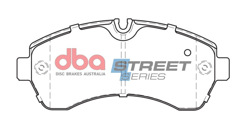 DBA Street Series Brake Pads - DBA 07-09 Dodge Sprinter 3500 DRW Front Street Series Brake Pads